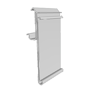 CEFLA PROFILE, 39X1000 MM, WITH SOFT HINGE AND GRIP