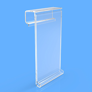 KET SCANNING RAIL WITH FASTENING ON WIRES STRUCTURES, 52X1000 MM, WITHOUT GRIP