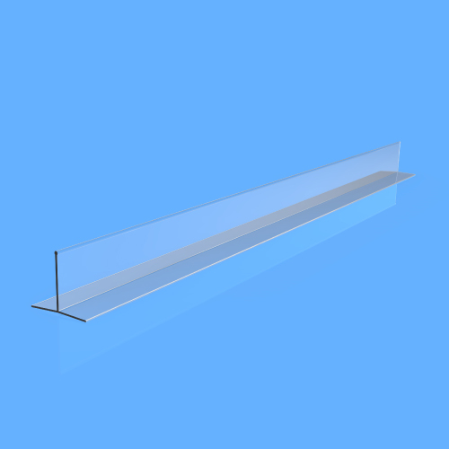 EXTRUDED DIVIDER "T", 125X57X750 MM