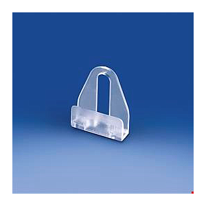 HANGING PLASTIC CLIP FOR SIMPLE PROFILE, HOLE WIDTH 5 MM, 20X24 MM (LXH)