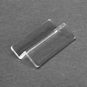 UNIVERSAL PLASTIC SLATWALL CLIPS FOR LEAFLET DISPENSER, 60X33 MM