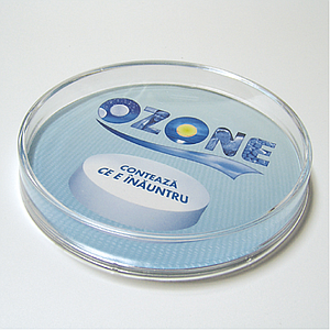 PLASTIC ROUND CASH TRAY, D 175X24 MM, D PRINT 164 MM