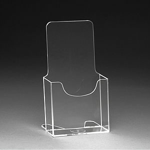 PLASTIC LEAFLET DISPENSER 1/3 A4P, USABLE BASE DIMENSION 113X39,5 MM