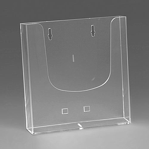 WALL PLASTIC LEAFLET DISPENSER A4P, USABLE BASE DIMENSION 230 X 37 MM