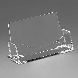 LANDSCAPE PLASTIC BUSINESS CARD HOLDER, USABLE BASE DIMENSION 95X18 MM