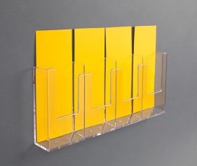 LEAFLET DISPENSER 4 POCKET 1/3rd A4
