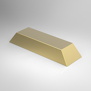 LINGOT GOLDEN, 245X75 MM SIZE