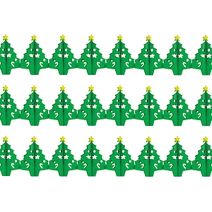 CHRISTMAS TREE WITH STARS GARLAND, 3600 MM LENGTH