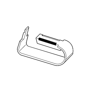 FLEXIBLE MAGNETIC FASTENER, FOR METALIC SHELVES, 2,8 KG FORCE