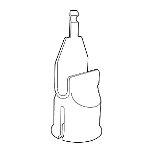 CLICK BOTTLE HOLDER, FITS ONTO PET BOTTLES
