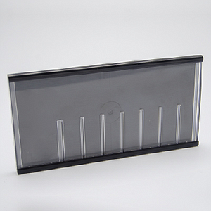 PLASTIC CLICK CASSETTE 160X83 MM WITH SLIDING CLEAR COVER FOR 7 DIGITS PLUS ONE MORE