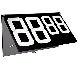 PP80 ARTICULATED MODULE BLACK, WITH 4 DIGITS: 2X80 MM, 2X60 MM, WITH HOLDER