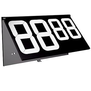 PP80 ARTICULATED MODULE BLACK, WITH 4 DIGITS: 2X80 MM, 2X60 MM, NO HOLDER