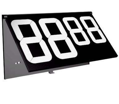 PP80 ARTICULATED MODULE BLACK, WITH 4 DIGITS: 2X80 MM, 2X60 MM, NO HOLDER