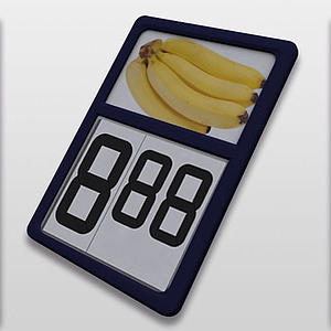 PIVOT PRICER DISPLAY, A5P, 1X80PP, 1X60PP, DOUBLE SIDE