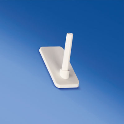 Öntapadós zászlótalp ? 7 mm csövekhez, 30x20 mm öntapadós talppal, 62 fokos döntéssel
