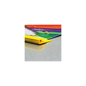 PLASTIC ADHESIVE "J" PROFILE FOR POSTERS SUSPENSION, 14X1000 MM