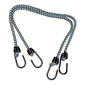 2 RESILIENT CABLE SET, D 10 MM, L=800 MM AND PLASTICIZED STEEL HOOK