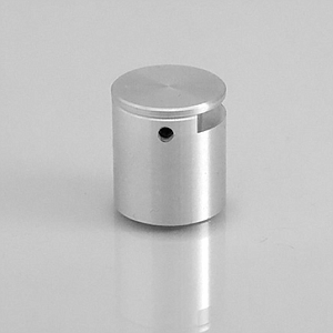 ALUMINIUM ACCESSORY 20X20 MM (DXH),WITH SIMPLE MOUNTING, FOR 3-7 MM MATERIAL THICKNESS