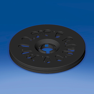 ROTARY DISK D 140 MM, H 12,8 MM, WITHOUT ADHESIVE