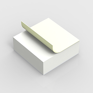 DOUBLE ADHESIVE FOAM DISKS, 12X12X4,3 MM, 1000 PCS / ROLL
