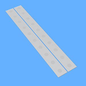 DOUBLE ADHESIVE FILM DISKS, D 20 MM, 1000 PCS / ROLL