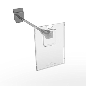 REFLEX LABEL HOLDER, 74X105 MM (A7), WITH MOUNTING ON THE END OF HOOKS