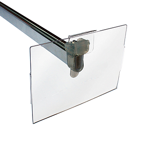 REFLEX LABEL HOLDER MADE OF PET, 148X105 MM (A6L), WITH MOUNTING ON THE ROADS 