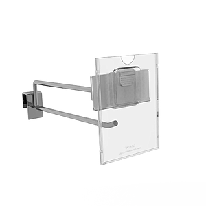 REFLEX LABEL HOLDER, 74X105 MM (A7) WITH MOUNTING OVER PRICE TICKET ON THE HOOK