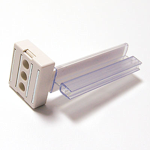 FLEXIBLE SUPER GRIPPER, 75 MM LENGTH, WITH MAGNET AND CLICK ADAPTOR, FOR 2 MM PRINT THICKNESS