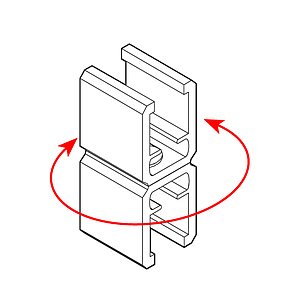 FRAME CONNECTOR, SWIVEL TYPE, FOR FRAMES SERIES 1