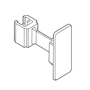FLEXIBLE CLIP WITH ADHESIVE, FOR FRAMES SERIES 2