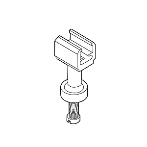 SHELF HOLDER WITH INTERNAL THREAD M5 AND SCREW, FOR FRAMES SERIES 1