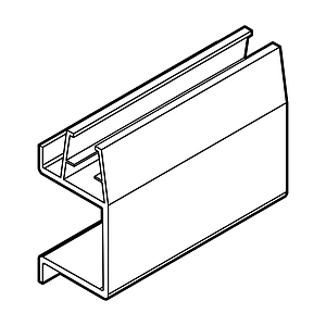 FASTENER PARALLEL FOR C-RAIL, FOR FRAMES SERIES 1