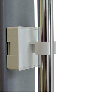 MAGNETIC TUBE CLIP, 36X32 MM SIZE, FITS WITH 12 MM D TUBES, 2 MAGNETS