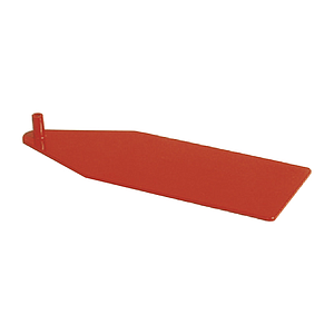 PLASTIC BASE RS, 250X90X3 MM SIZE, FOR T PIECE 10 MM D