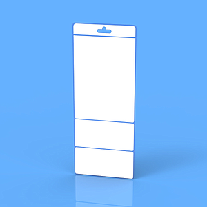 POCKET IN SOFT PVC WITH 3 POCKETS: 115X160 MM/115X55 MM/115X55 MM, 0,15 MM MATERIAL THICKNESS