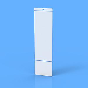 POCKET IN SOFT PVC WITH 2 POCKETS: 215X78 MM/65X78 MM, 0,15 MM MATERIAL THICKNESS