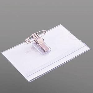 PIN CLIP BADGES WITH INSERTS 57X90 MM