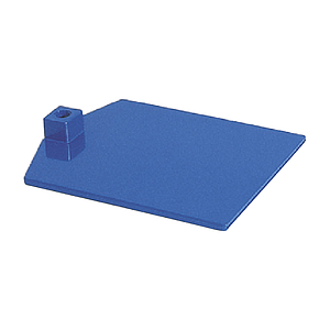 PLASTIC BASE KB WITH METAL INELAY, 200X160X6 MM, FOR 12 MM D TUBES