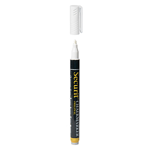 LIQUID CHALK MARKER, WHITE, 1 MM TIP THICKNESS