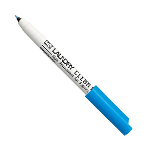 LAUNDRY CLEAR MARKER WITH THE TIP OF 0,7 MM, SEMIPERMANENT, LIGHT BLUE