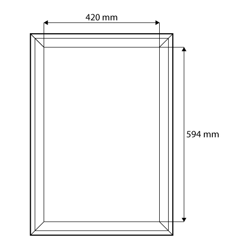 RAMA PORTRET DIN LEMN 420X594 MM (A2)
