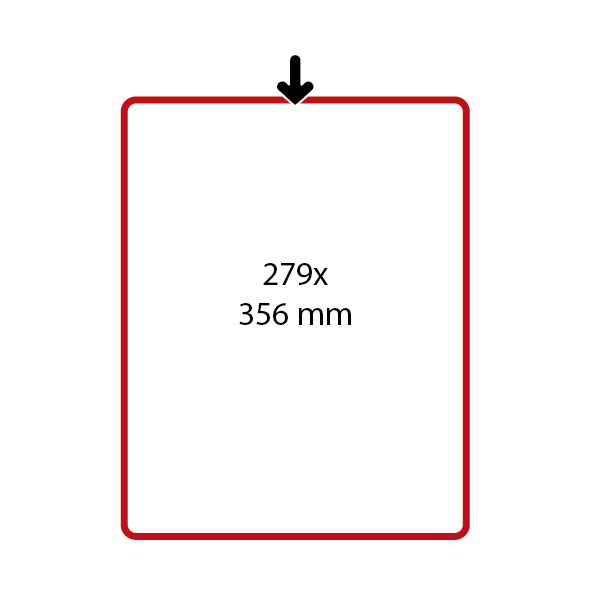 SHOWCARD FRAME SPECIAL SIZE, 279X356 MM, PORTRAIT