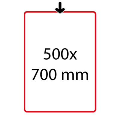 SHOWCARD FRAME SPECIAL SIZE, 500X700 MM PRINT SIZE, PORTRAIT