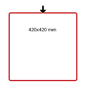 SHOWCARD FRAMES SPECIAL SIZES, 420X420 MM