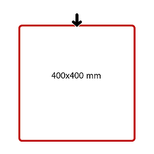 SHOWCARD FRAME SPECIAL SIZE, 400X400 MM