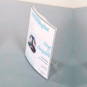 QUICKFIX DISPLAY MADE OF POLYCARBONATE, A8L, WITHOUT SUPPORT