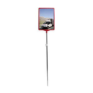 SHOWCARD STAND A4P FRAME, ADJUSTABLE TUBE 1000 - 1700 MM, WITHOUT BASE