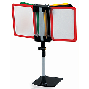 INFOLINE 300 WITH 5 A3 FRAMES, ARTICULATED FIXED TUBE 80 MM, WITHOUT POCKETS